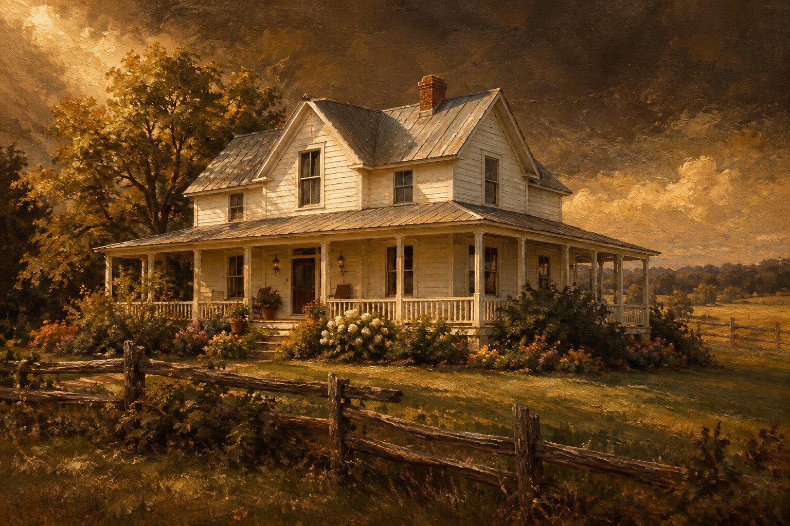 Farmhouse Portrait