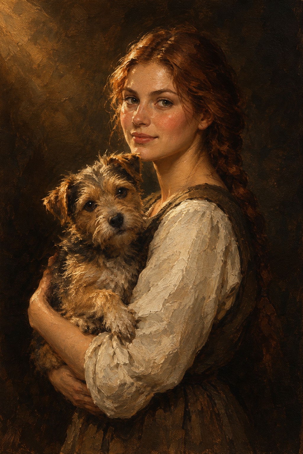 Portrait With a Dog